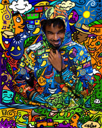 Load image into Gallery viewer, Fun 509 Colors Doodle Hoodie - OliGa (Limited Edition)
